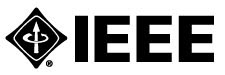 IEEE black Logo