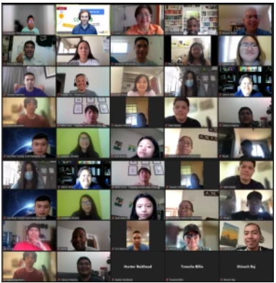 Screenshot of attendees from the AI training for the Navajo Nation
