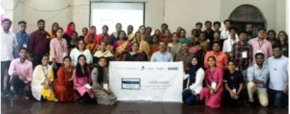 Group photo of participants from the Computer Literacy program