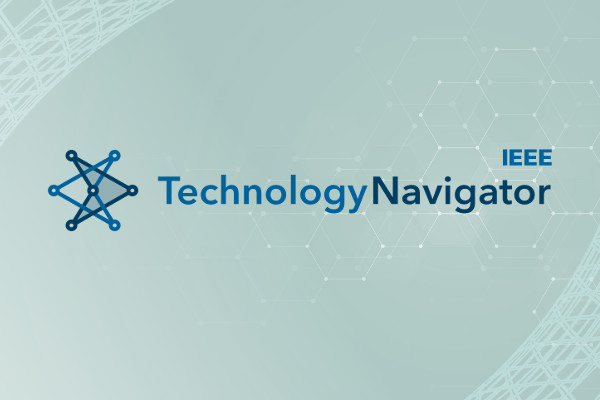 IEEE TechnologyNavigator logo in blue on a light blue background.